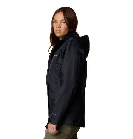 Carica immagine in Galleria Viewer, Giacca impermeabile COLUMBIA da hiking Pouring Adventure™ III da donna NERO 
