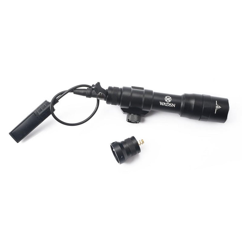 Load image into Gallery viewer, wadsn torcia tattica led dual fuel nera 
