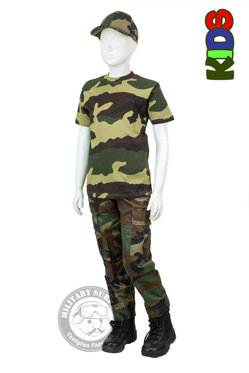 Carica immagine in Galleria Viewer, T-shirt bimbo camouflage WOODLAND 
