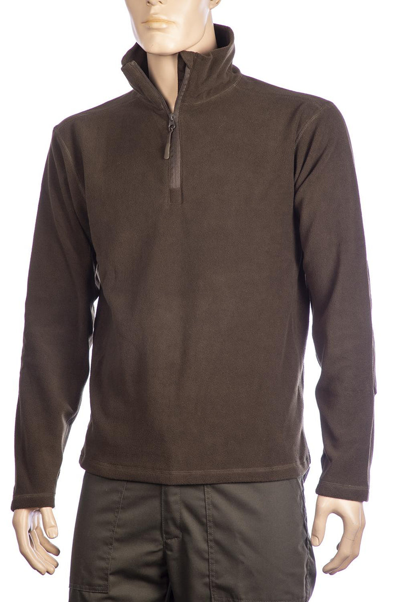 Load image into Gallery viewer, Maglia in pile polare 230gr\mq anti-pilling ,collo alto verde militare 
