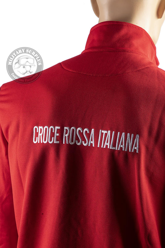 Felpa tecnica zip lunga in micropile CROCE ROSSA ITALIANA 
