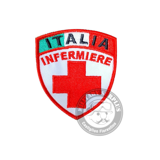 Ricamo C.R.I.INFERMIERE a scudetto 