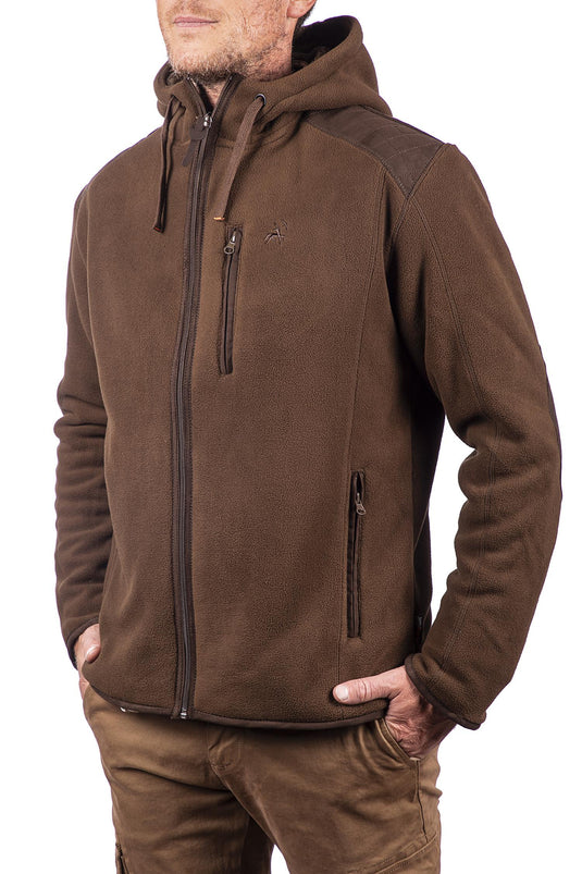 giacca condor in pile con cappuccio Verney-Carron 