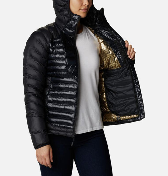 giacca con cappuccio labyrinth loop™donna nero 