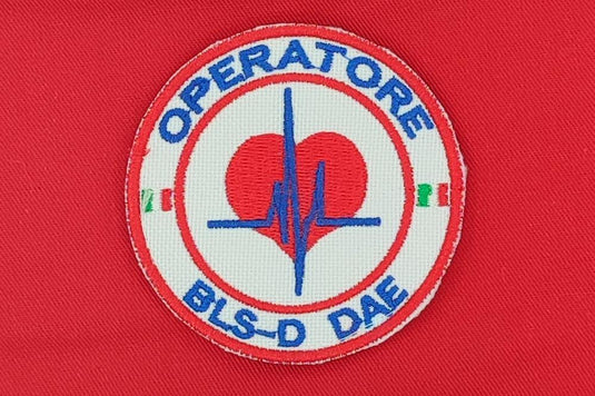 ricamo blsd operatore dae croce rossa italiana tondo 