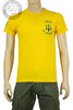BRG T-shirt military style stampata fronte retro FORGED BY ADVERSITY GIALLO