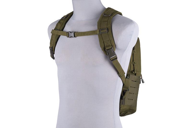 Load image into Gallery viewer, zaino tattico day pack molle laser cut - verde oliva 
