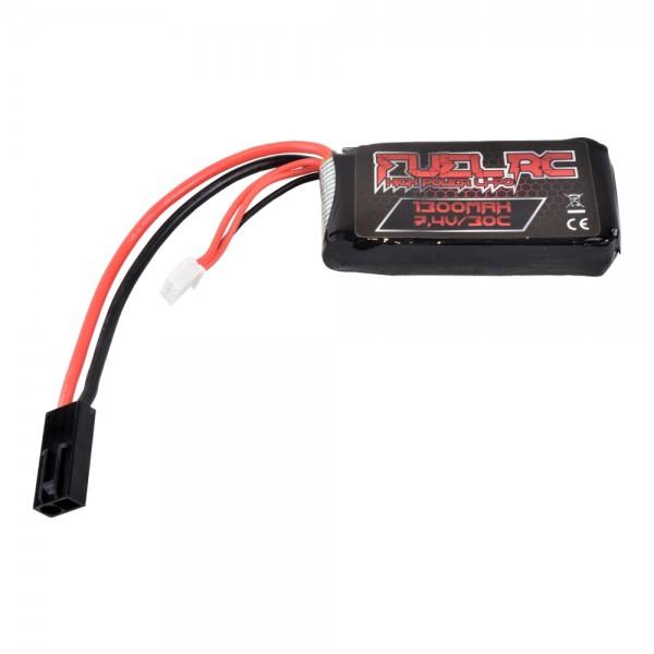Load image into Gallery viewer, fuel batteria li-po 7.4v x 1300mah 30c 
