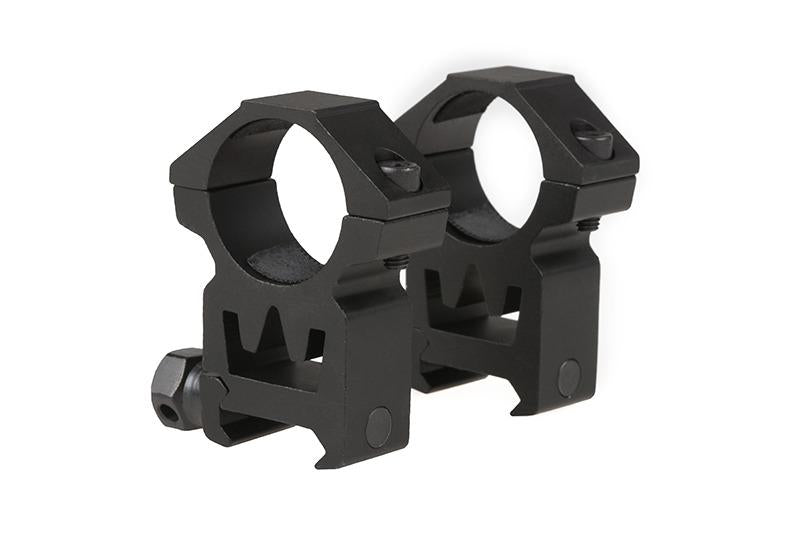 Load image into Gallery viewer, supporti alti per ottica slitta weaver 22mm 
