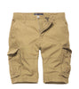VINTAGE INDUSTRIES Cotton cargo shorts DARK KHAKI