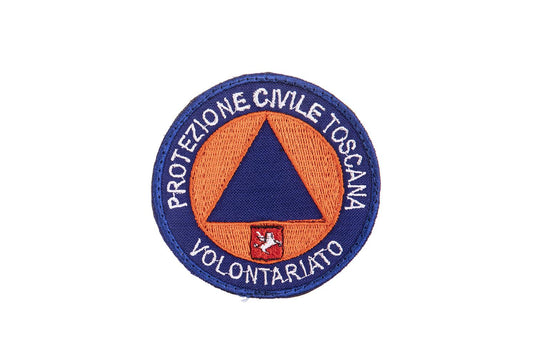 patch ricamata rotonda protezione civile regione toscana 