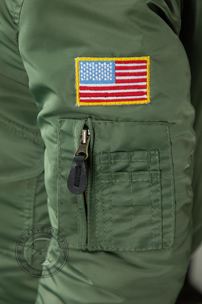 Carica immagine in Galleria Viewer, bomber USAF da bambino modello cwu da pilota con toppe ricamate 
