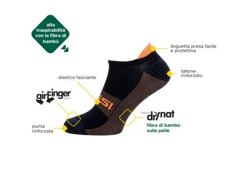 Carica immagine in Galleria Viewer, Calzino sneaker essenziale in viscosa di BAMBU'  box 2 pezzi 

