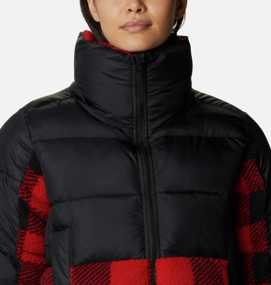 piumino ibrido in sherpa leadbetter point™ da donna columbia 