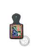 RANKS Carabinieri legion UMBRIA badge with leather hanger