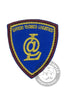 RANKS Embroidered shield badge STATE POLICE LOGISTICS TECHNICAL OFFICE