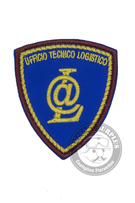 Distintivo scudetto ricamato POLIZIA di STATO <BR/>UFFICIO TECNICO LOGISTICO 