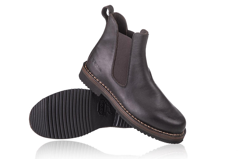Carica immagine in Galleria Viewer, STIVALETTO CON ELASTICO E SUOLA VIBRAM LAVORAZIONE ARTIGIANALE MADE IN ITALY. 
