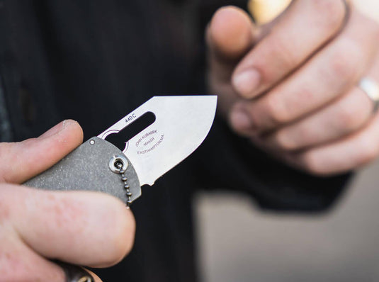 Dog Tag folding Knife Boker Plus 