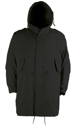 Carica immagine in Galleria Viewer, us m51 shell parka con liner e cappuccio NERO 

