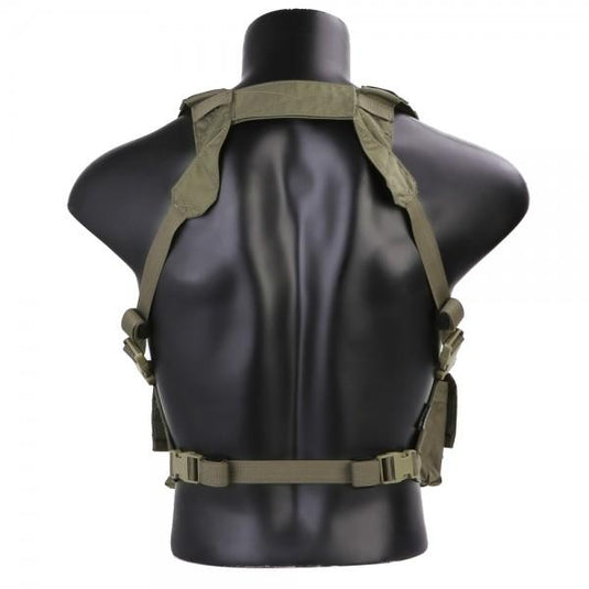 "EMERSONGEAR BLUE LABEL" <BR/>TACTICAL VEST EASY CHEST RIG RANGER GREEN 