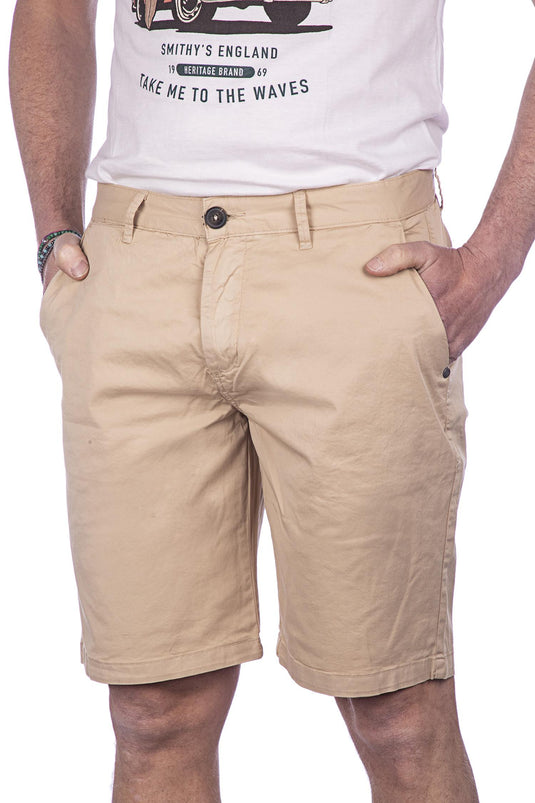 Bermuda uomo Smithy's in cotone elasticizzato 