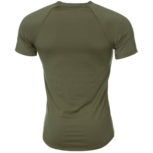 T-shirt funzionale termica militare usata verde <BR/> 