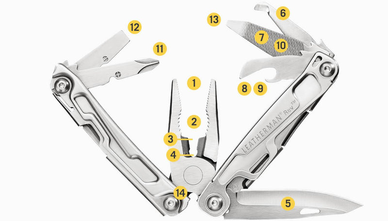 Load image into Gallery viewer, LEATHERMAN REV pinza multiuso in box 
