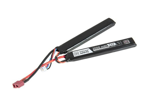 batteria lipo 7,4 v 2000 mah 15 / 30c - nunchuck - t-connect (deans) 