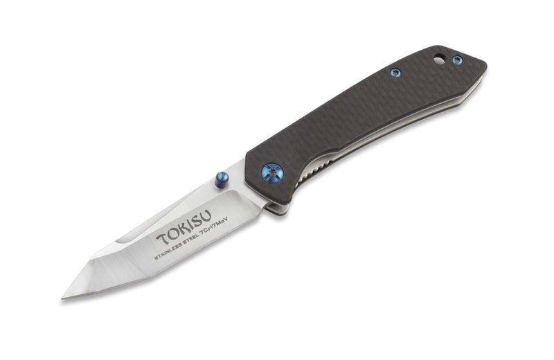 Load image into Gallery viewer, Coltello pieghevole TOKISU manico G-10 lama cm. 6.6 
