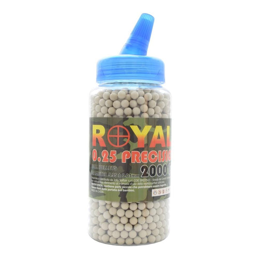 BIBERON  ROYAL PALLINI 0,25G 2000 PEZZI BIANCHI 