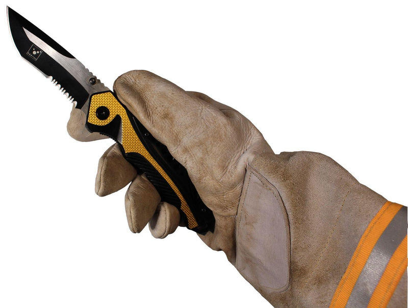 Carica immagine in Galleria Viewer, SNAP rescue knife giallo e nero con tagliacinture e frangivetro 
