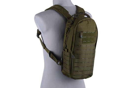 zaino tattico day pack molle laser cut - verde oliva 