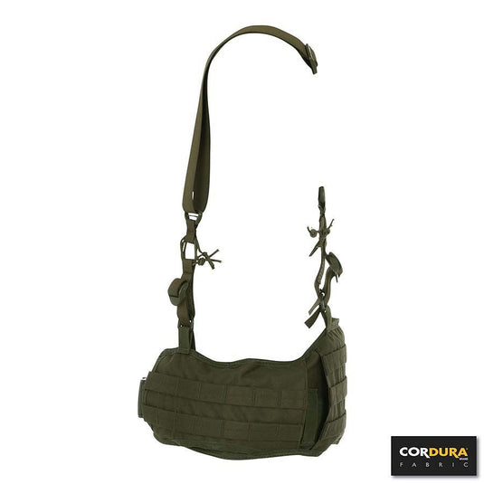 Brettelle di supporto + cintura combat MOLLE in cordura lq16205 colore verde oliva 