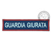PATCH Embroidered writing SECURITY GUARD rectangular
