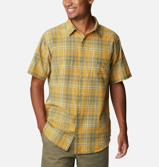 camicia a maniche corte under exposure™ yd 