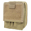 CONDOR MAPPED POUCH ATTACHMENT MA35 MOLLE COYOTE BROWN