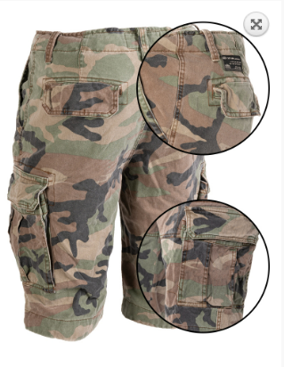 Carica immagine in Galleria Viewer, US vintage shorts stone washed WOODLAND CAMO 

