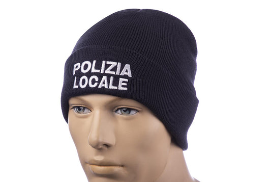 zuccotto ricamato POLIZIA LOCALE 