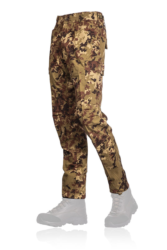 completo policromo esercito giacca piu' pantaloni 