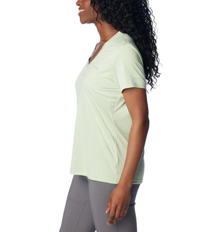 T-shirt scollo a v performante e traspirante da donna Columbia 
