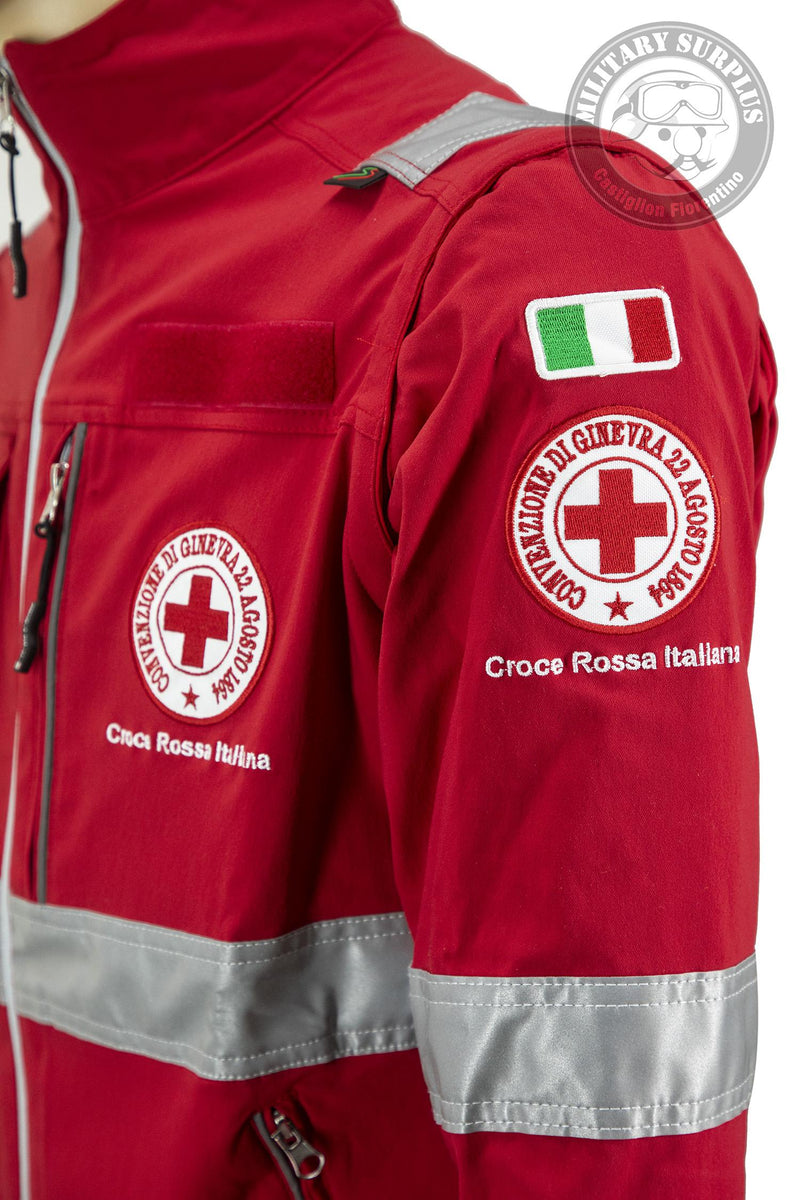 Carica immagine in Galleria Viewer, giubbino operativo da intervento croce rossa italiana protezione biologica 
