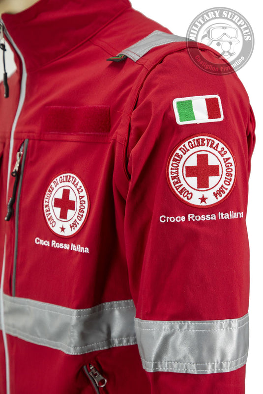giubbino operativo da intervento croce rossa italiana protezione biologica 