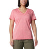 COLUMBIA T-shirt scollo a v performante e traspirante da donna Columbia