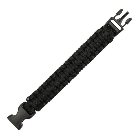 Survival bracelet paracord NERO 