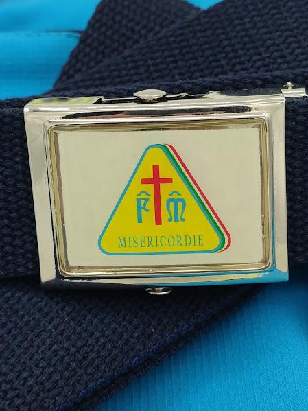 cintura nastro cotone h.4 fibbia MISERICORDIE 