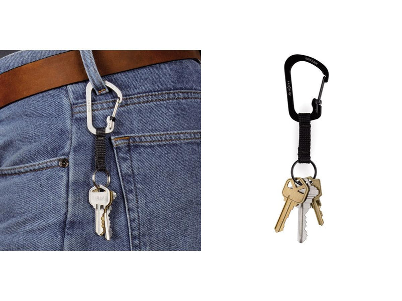 Carica immagine in Galleria Viewer, Niteize slidelock keyring #3 ss black cslw3-01-r6 
