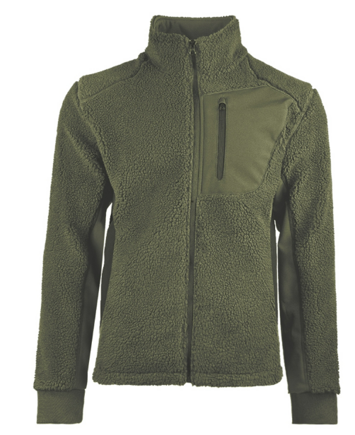 Giacca in pile orsetto per climi freddi BEARFORCE. Verde Oliva 