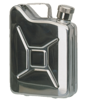 Fiaschetta tanica jerry can's inox 