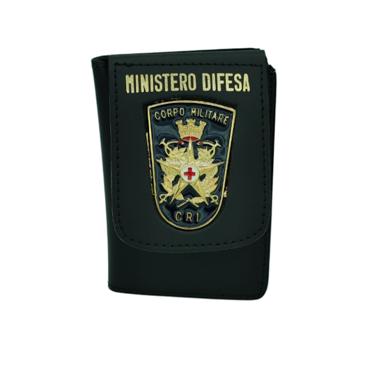 Load image into Gallery viewer, portafoglio portaplacca croce rossa militare MINISTERO DELLA DIFESA 

